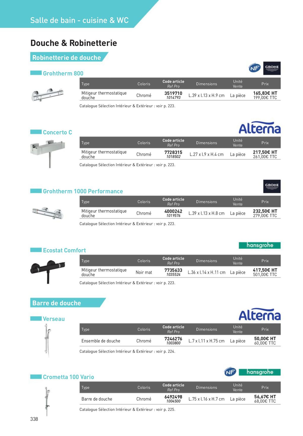 Catalogue Revêtements Habitat et Tertiaire, page 00338