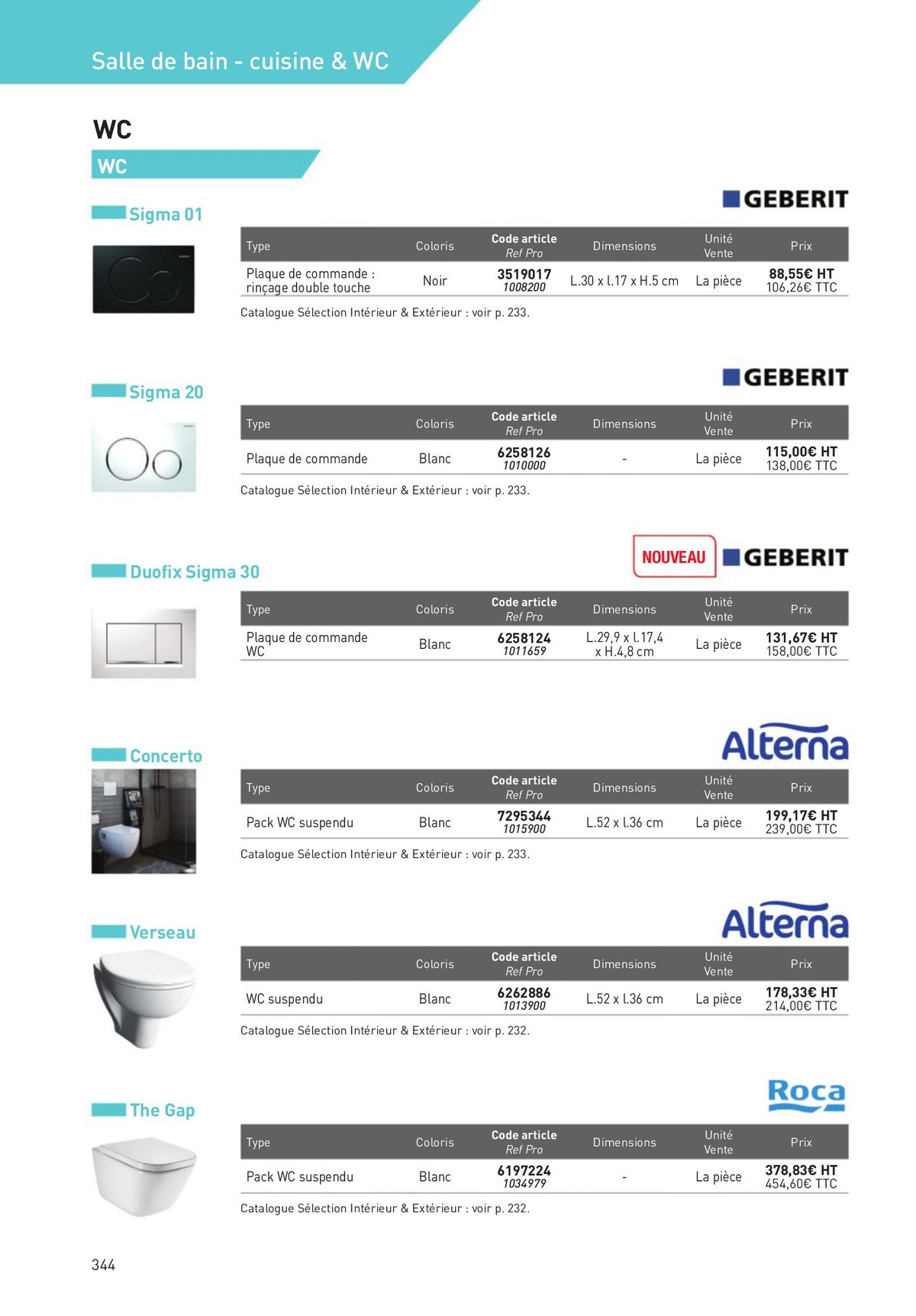 Catalogue Revêtements Habitat et Tertiaire, page 00344