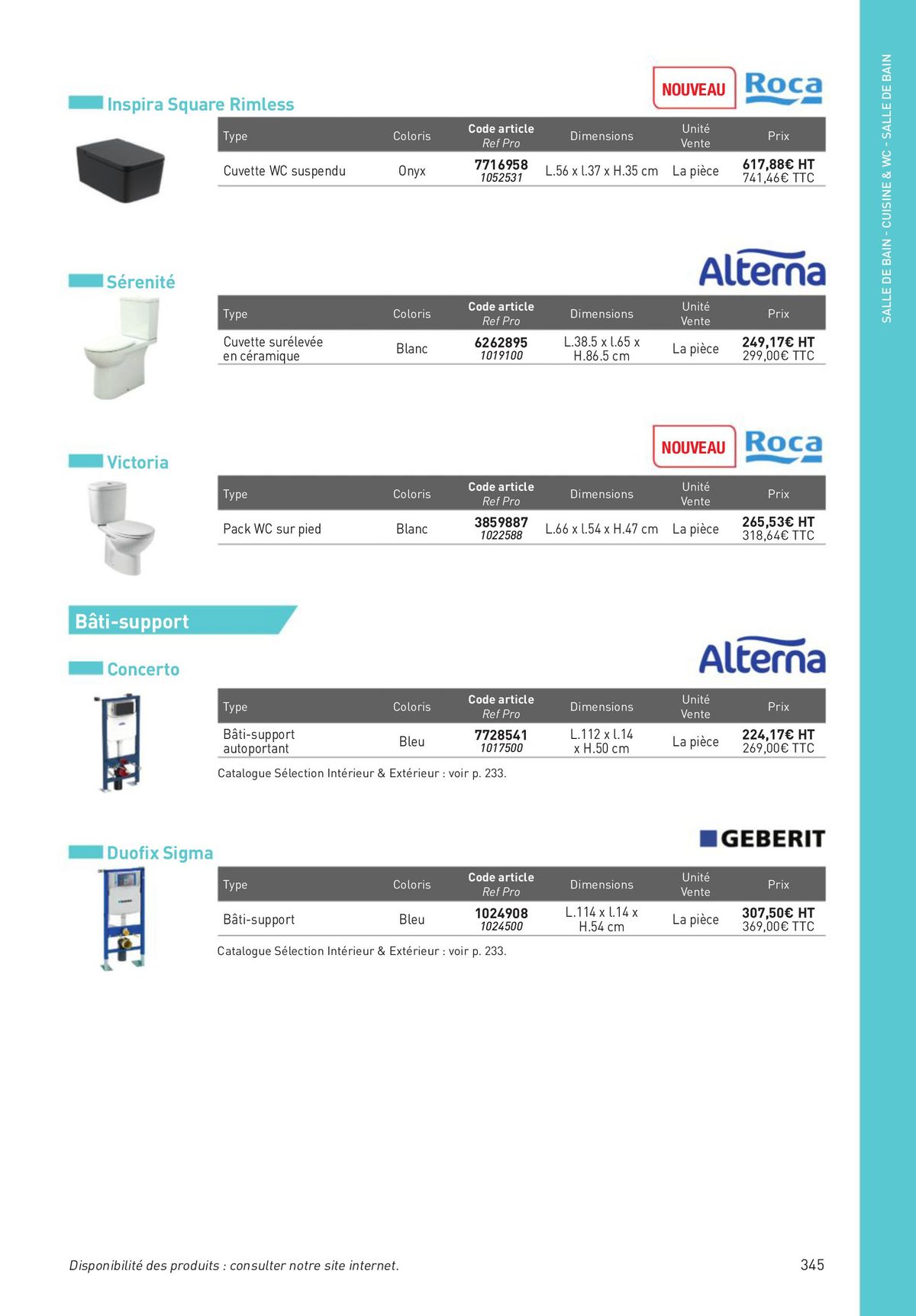 Catalogue Revêtements Habitat et Tertiaire, page 00345