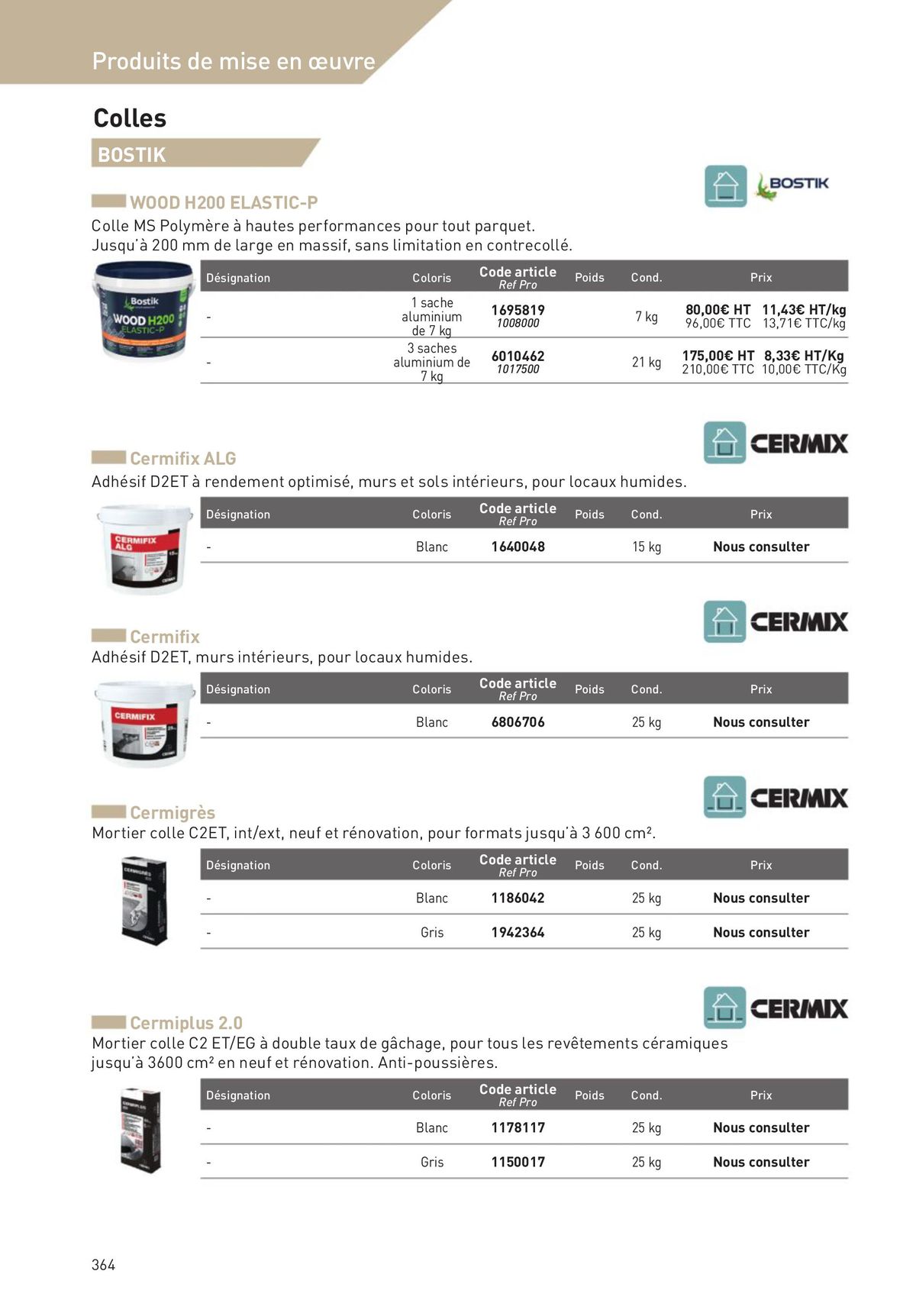 Catalogue Revêtements Habitat et Tertiaire, page 00364