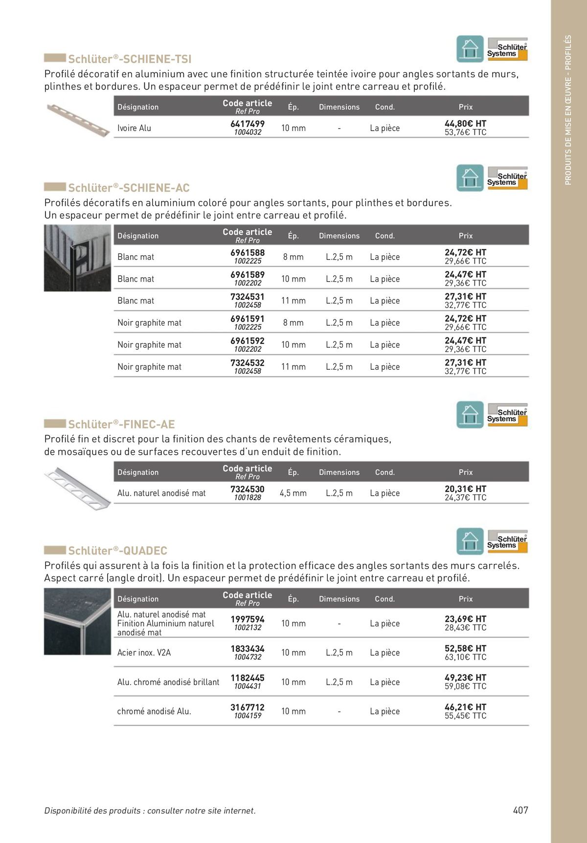 Catalogue Revêtements Habitat et Tertiaire, page 00407