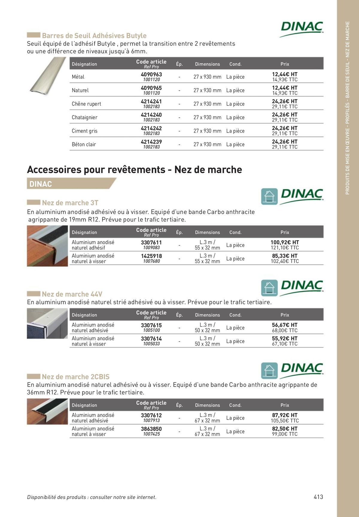 Catalogue Revêtements Habitat et Tertiaire, page 00413