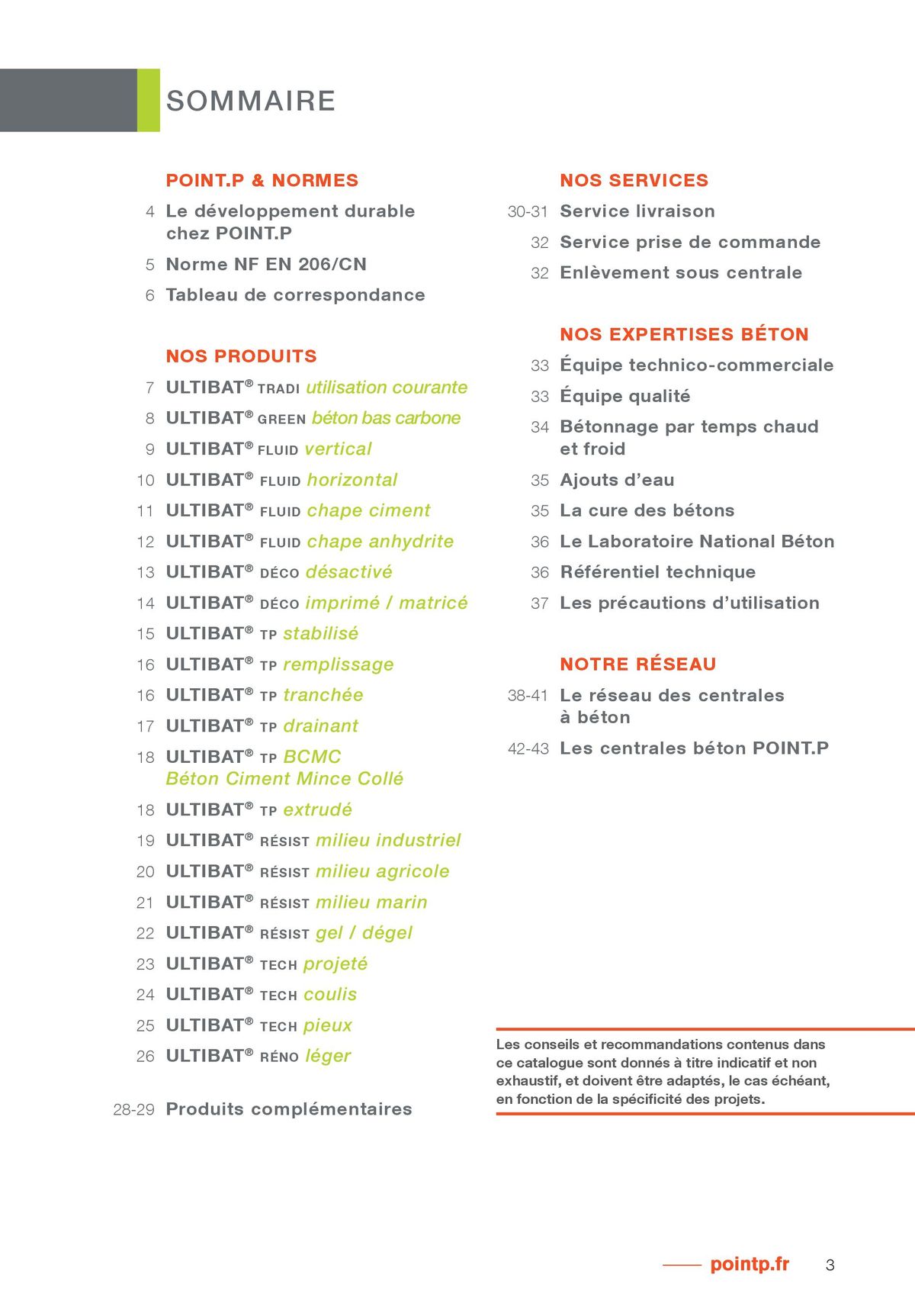 Catalogue Guide Béton prêt à l'emploi, page 00003