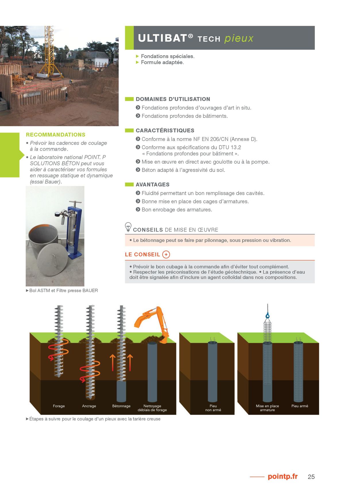 Catalogue Guide Béton prêt à l'emploi, page 00025