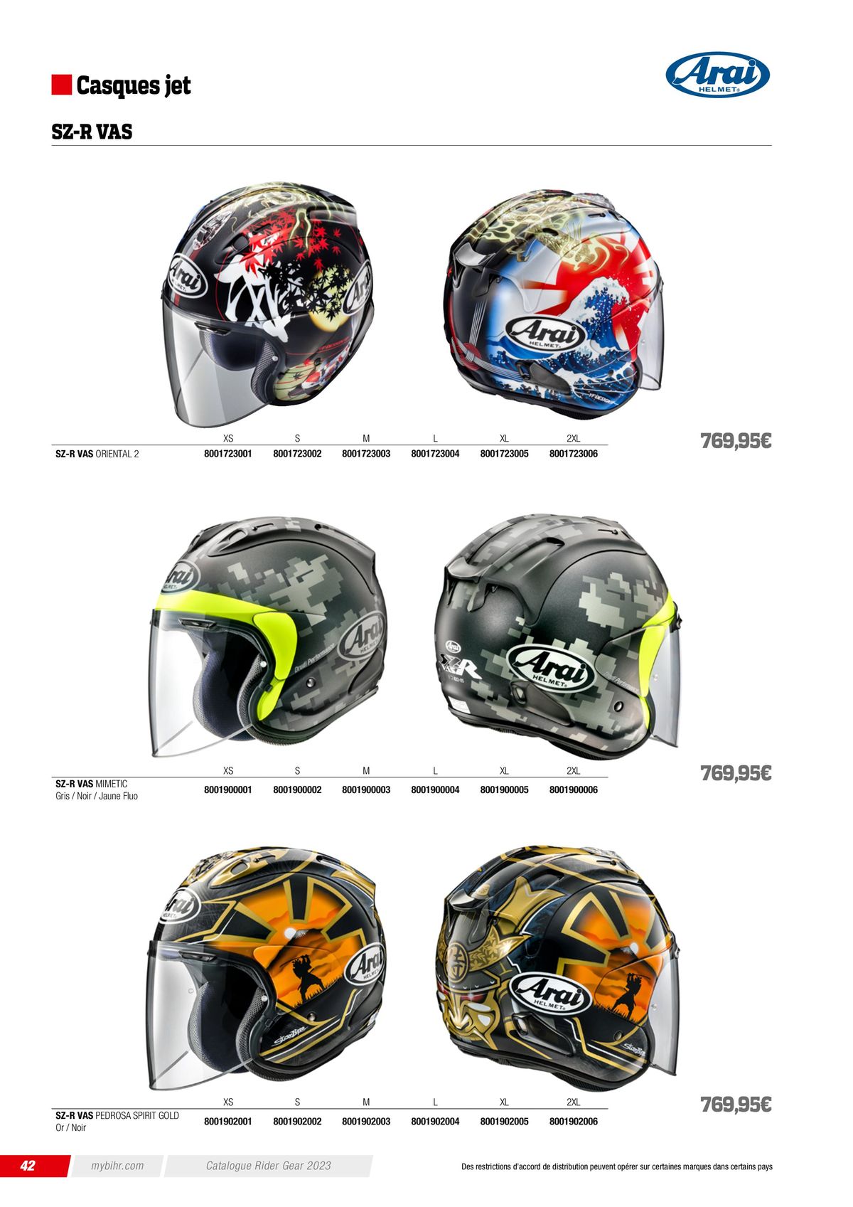 Catalogue ARAI 2023, page 00044