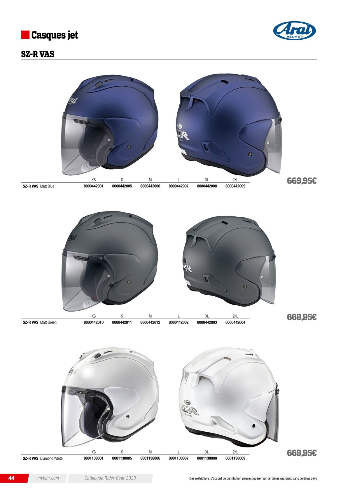 Catalogue ARAI 2023, page 00046