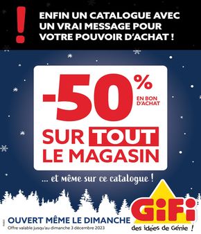 Catalogue Gifi à Agen | Décorations de Noël | 28/11/2023 - 04/12/2023