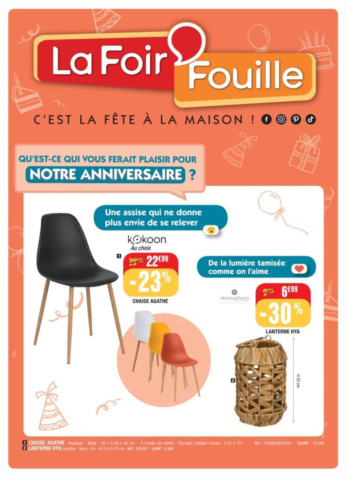 Catalogue Qu'est-ce qui vous ferait plpaisir pour notre anniversaire ?, page 00001