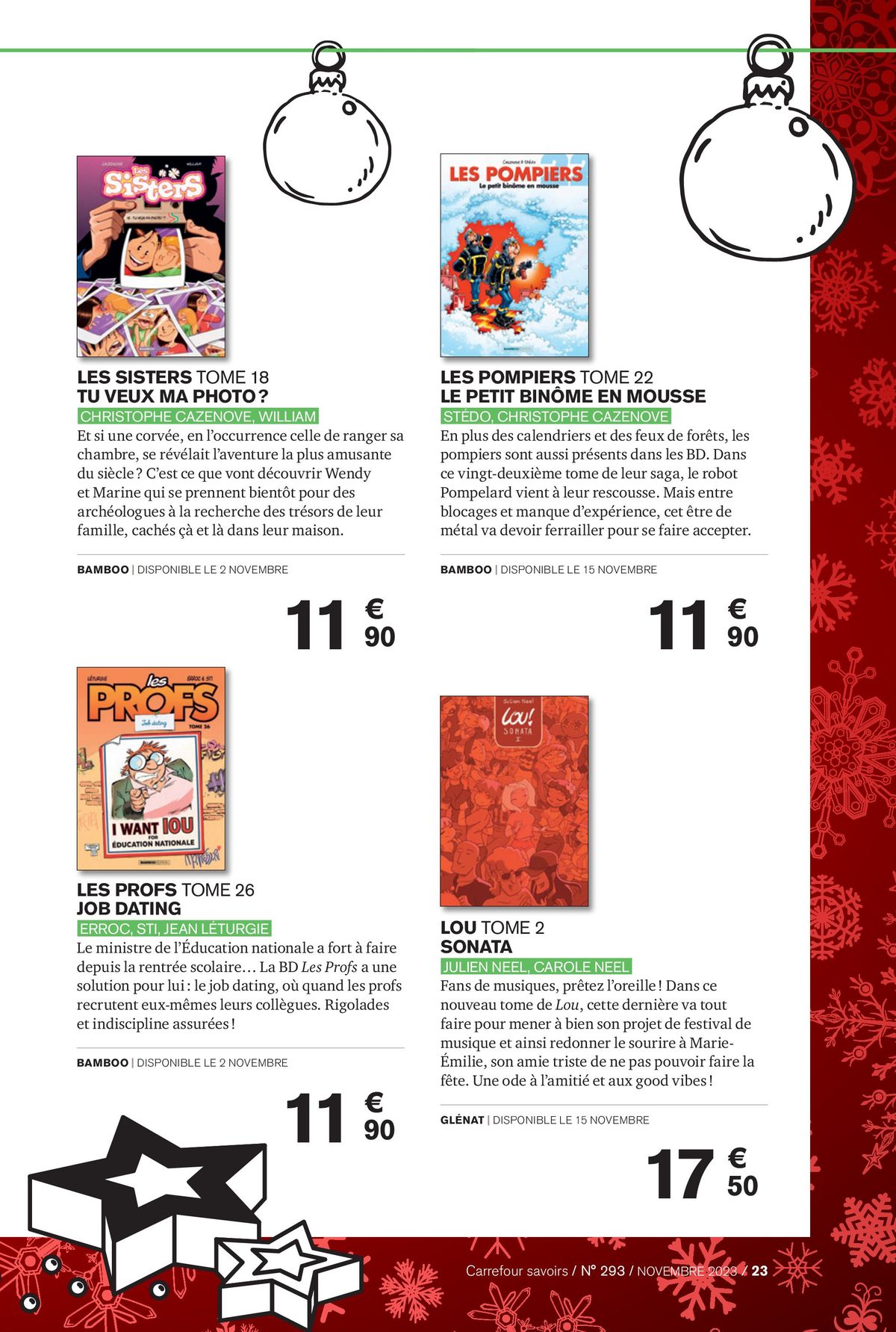 Catalogue Magazine Savoirs Novembre, page 00023