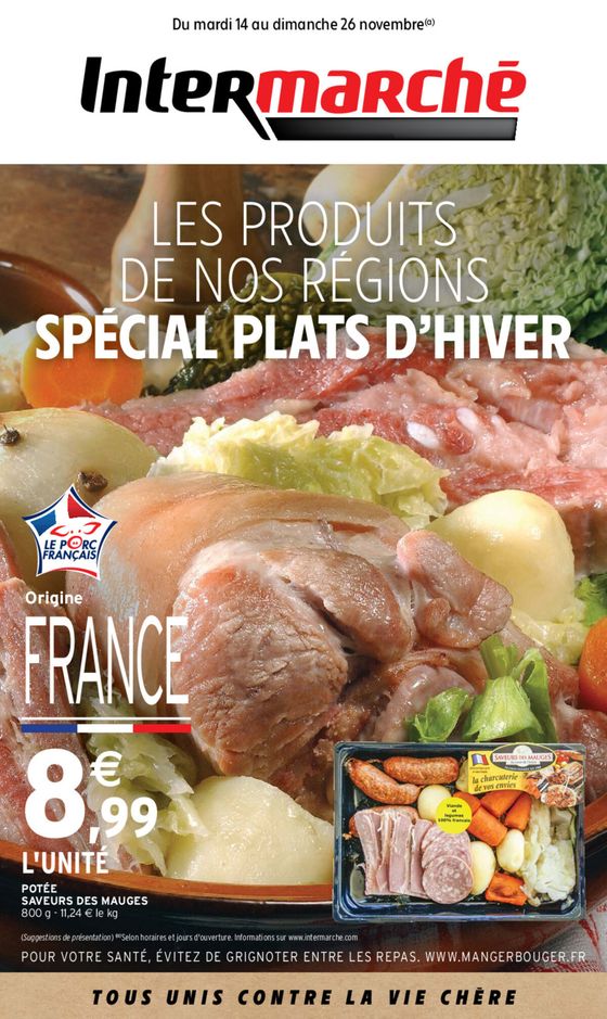 LES PRODUITS DE NOS REGIONS SPECIAL PLATS D'HIVER