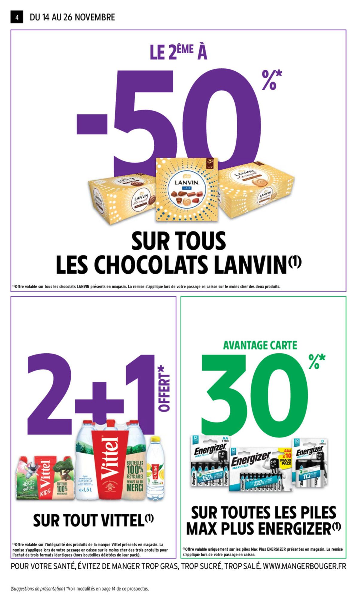 Catalogue 80% En avantage Carte*, page 00034