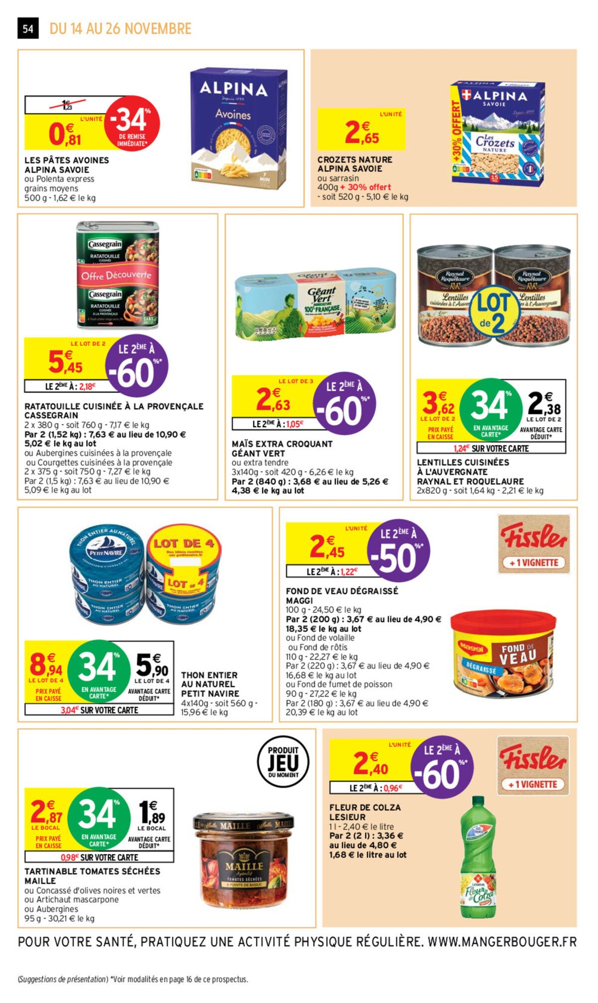 Catalogue 80% En avantage Carte*, page 00040