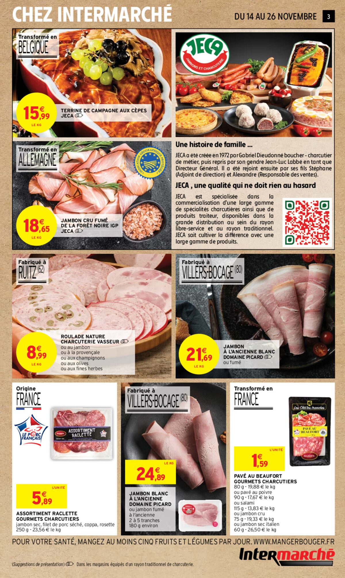 Catalogue LES PRODUITS DE NOS REGION SPECIAL RACLETTE, page 00003