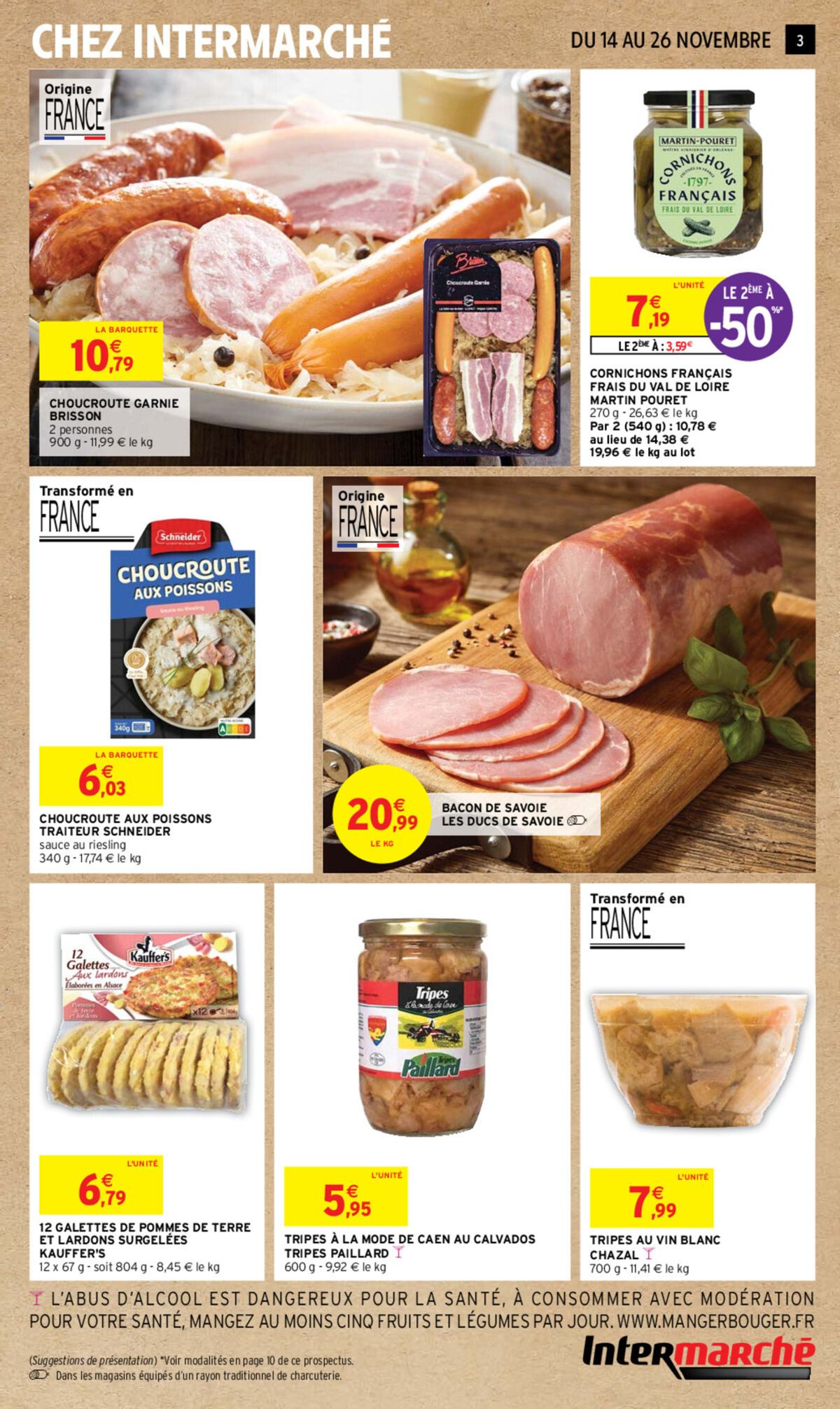 Catalogue LES PRODUITS DE NOS REGIONS SPECIAL PLATS D'HIVER, page 00003