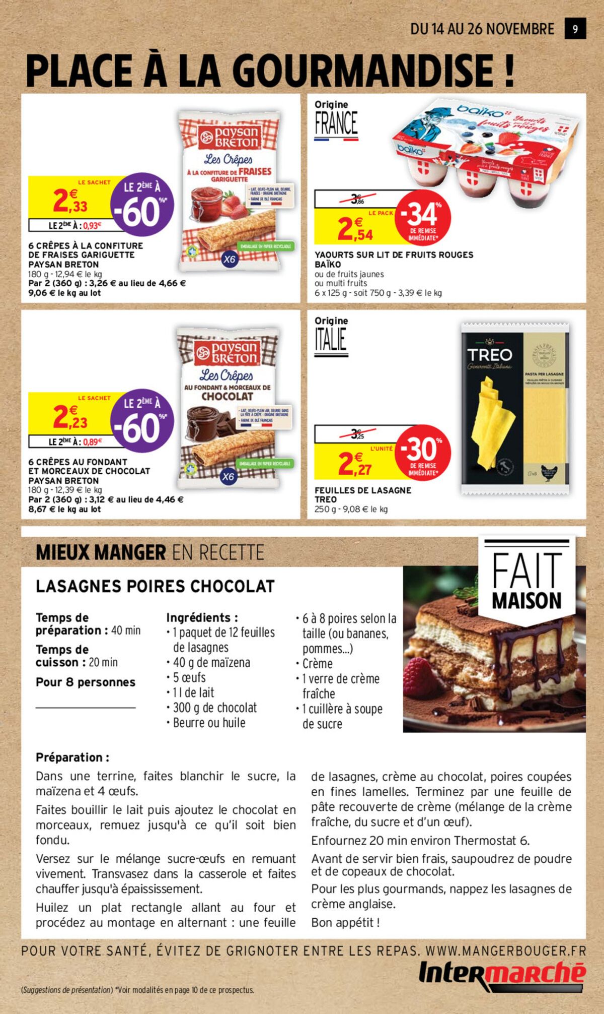 Catalogue LES PRODUITS DE NOS REGIONS SPECIAL PLATS D'HIVER, page 00009