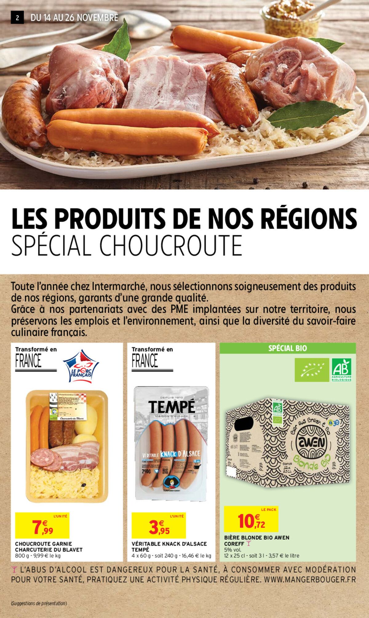 Catalogue LES PRODUITS DE NOS RÉGIONS SPECIAL CHOUCROUTE, page 00002