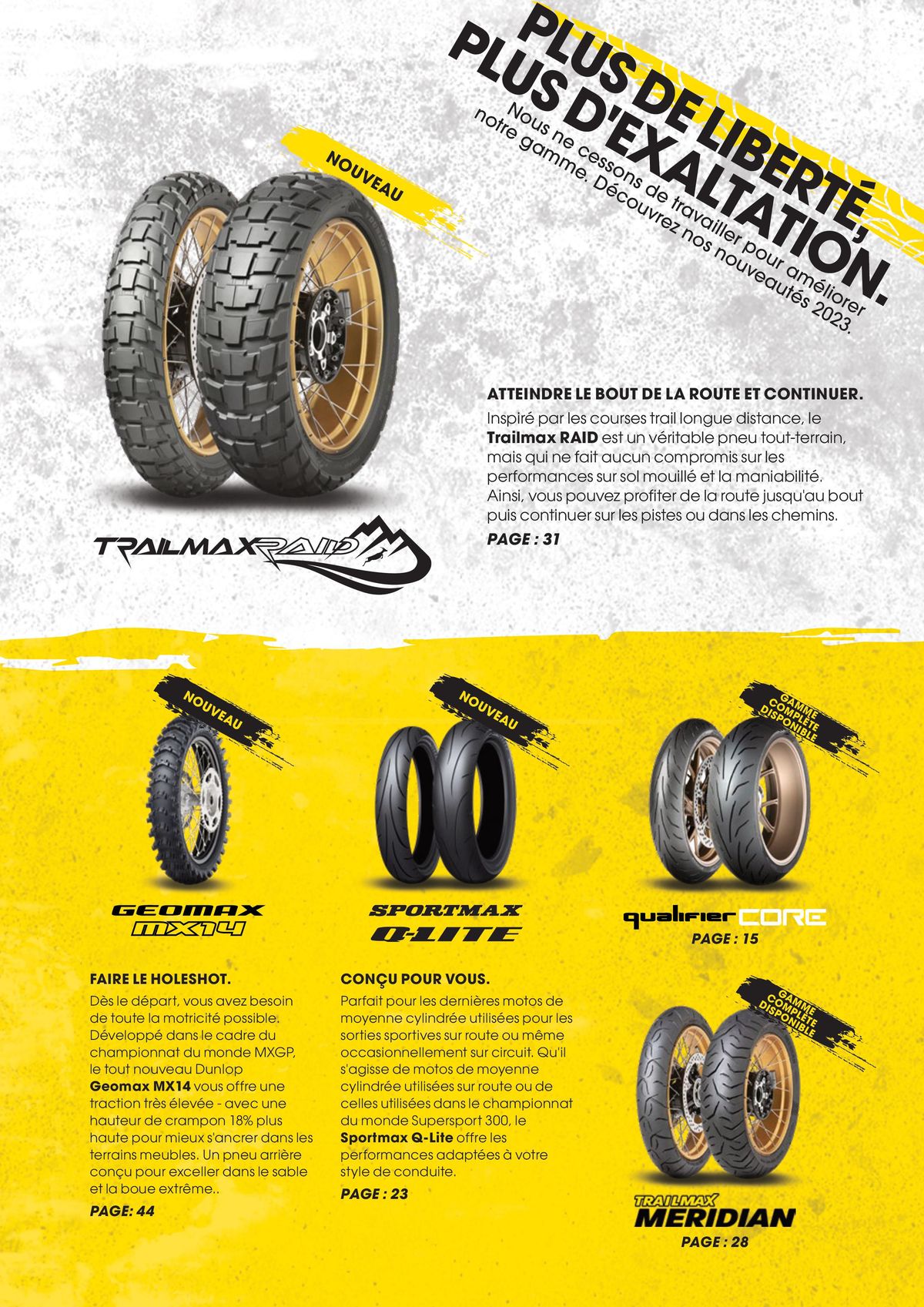 Catalogue DUNLOP Guide Produits 2023, page 00004