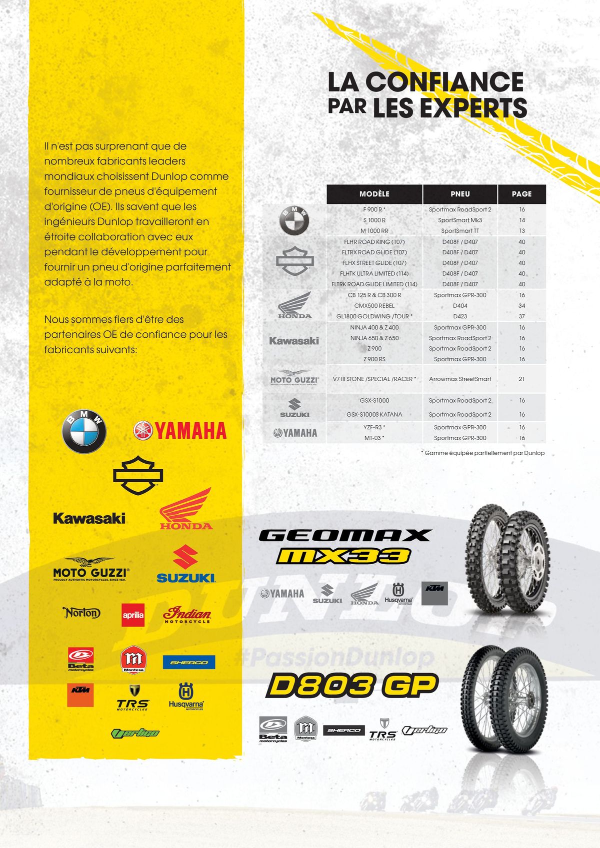 Catalogue DUNLOP Guide Produits 2023, page 00007