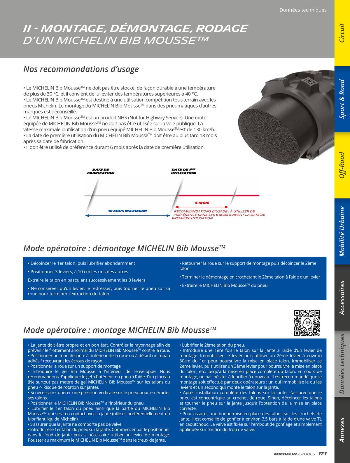 Catalogue MICHELIN Deux Roues 2023, page 00171
