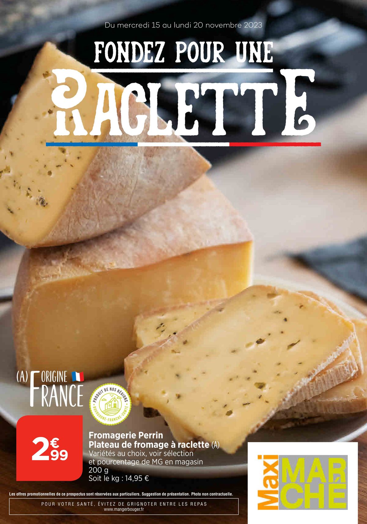 Catalogue Fondez poour une raclette, page 00001