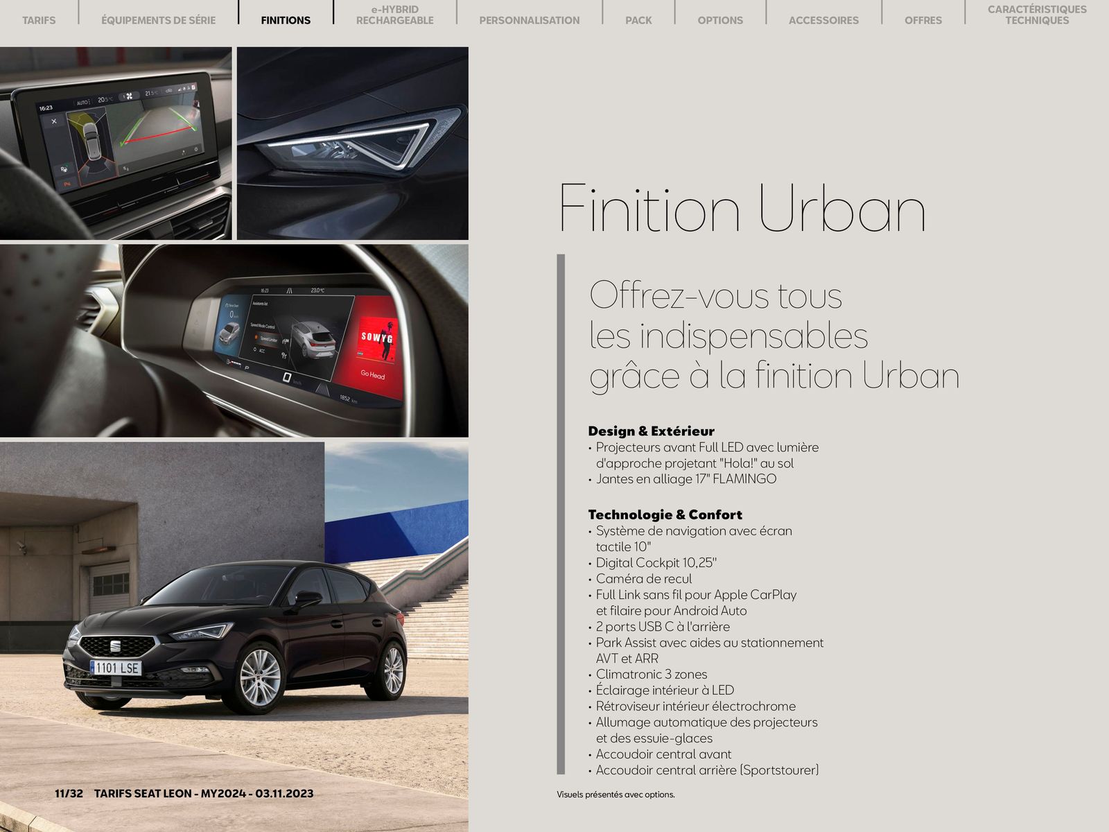 Catalogue SEAT Leon 5 portes-, page 00011