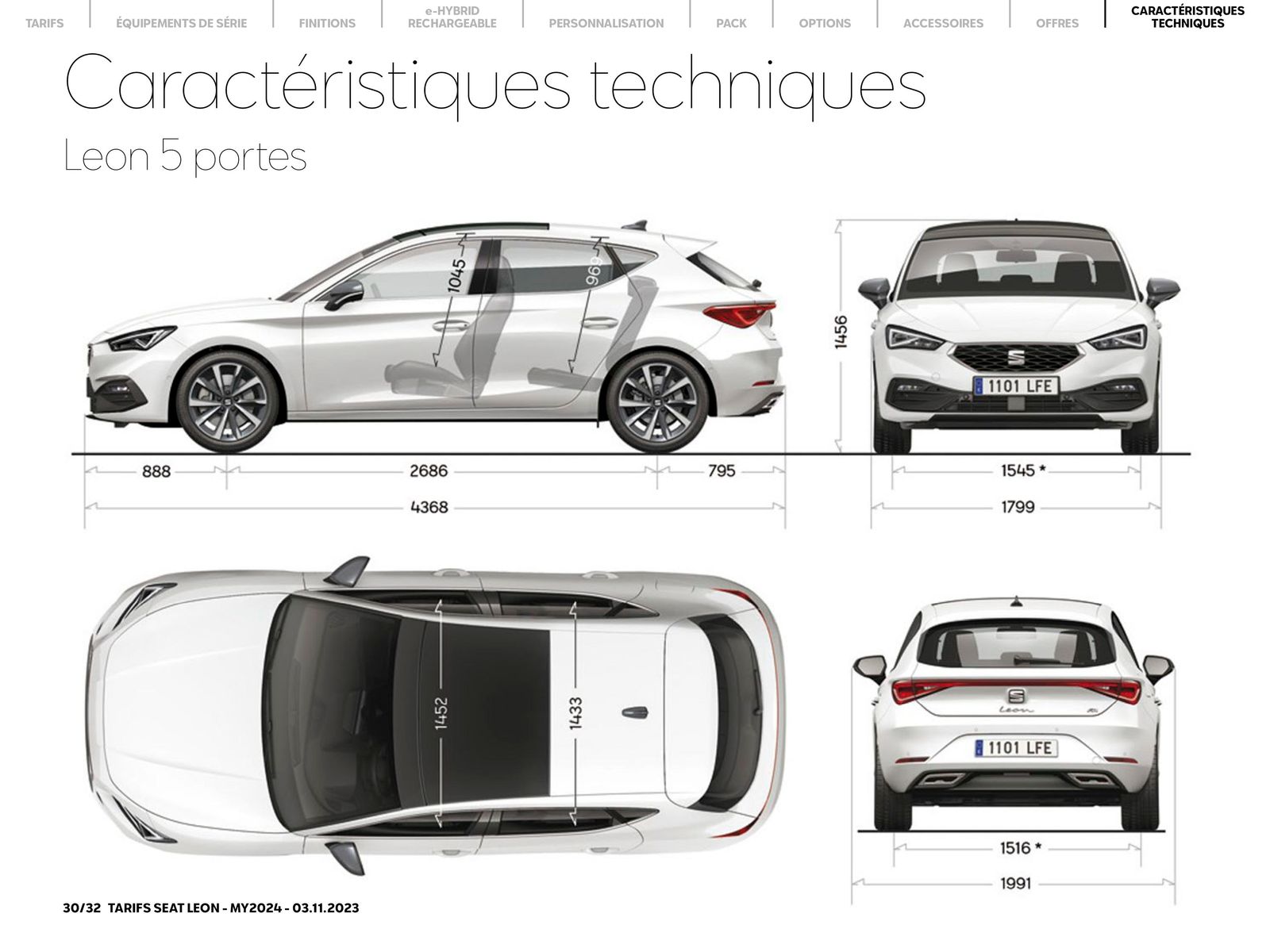 Catalogue SEAT Leon 5 portes-, page 00030