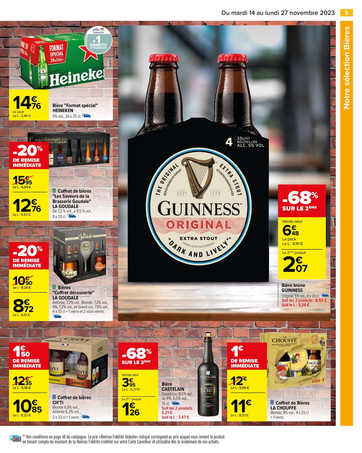 Catalogue Notre sélection Bières & Alcools, page 00007