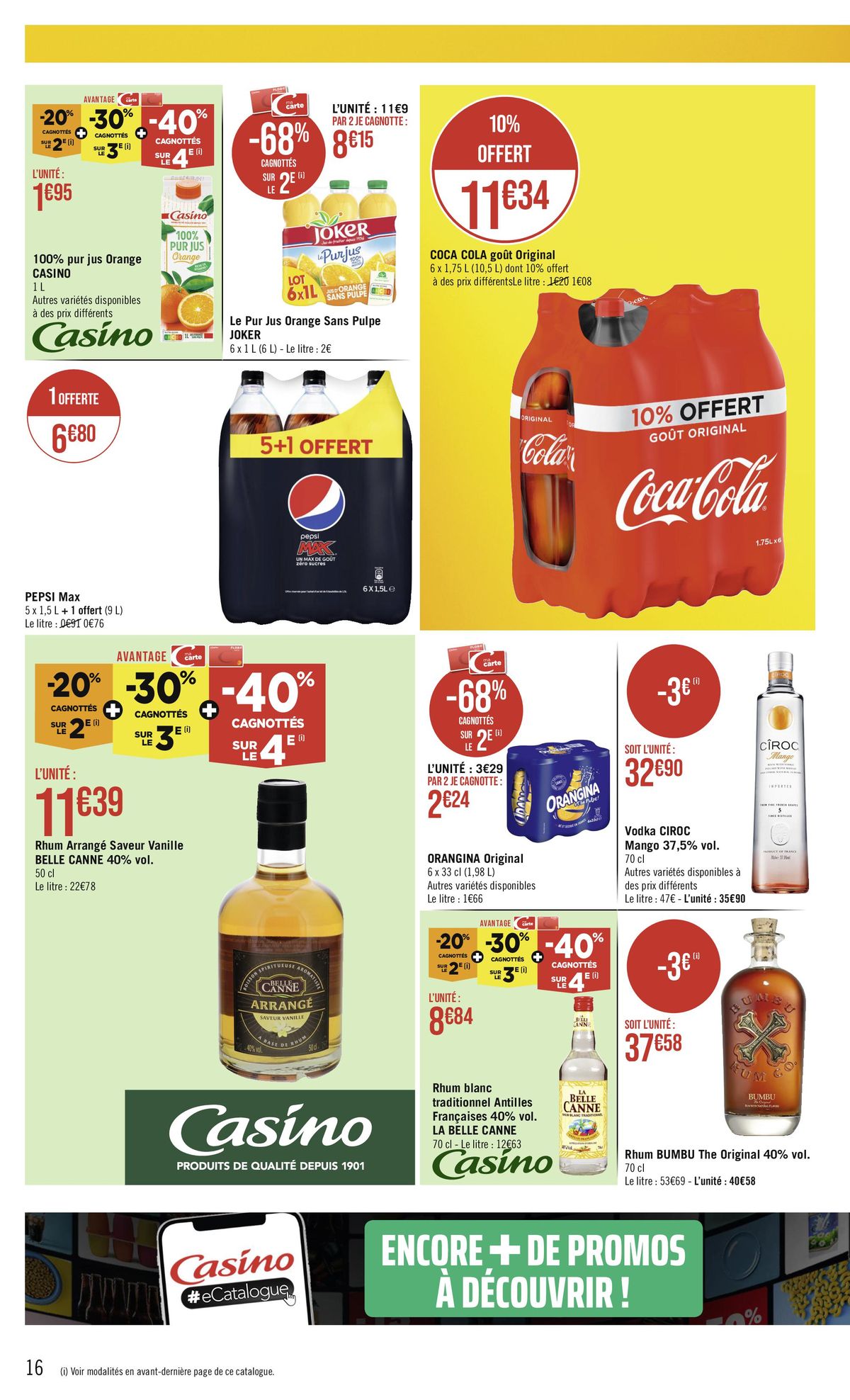 Catalogue Casino supermarché Catalogue, page 00016