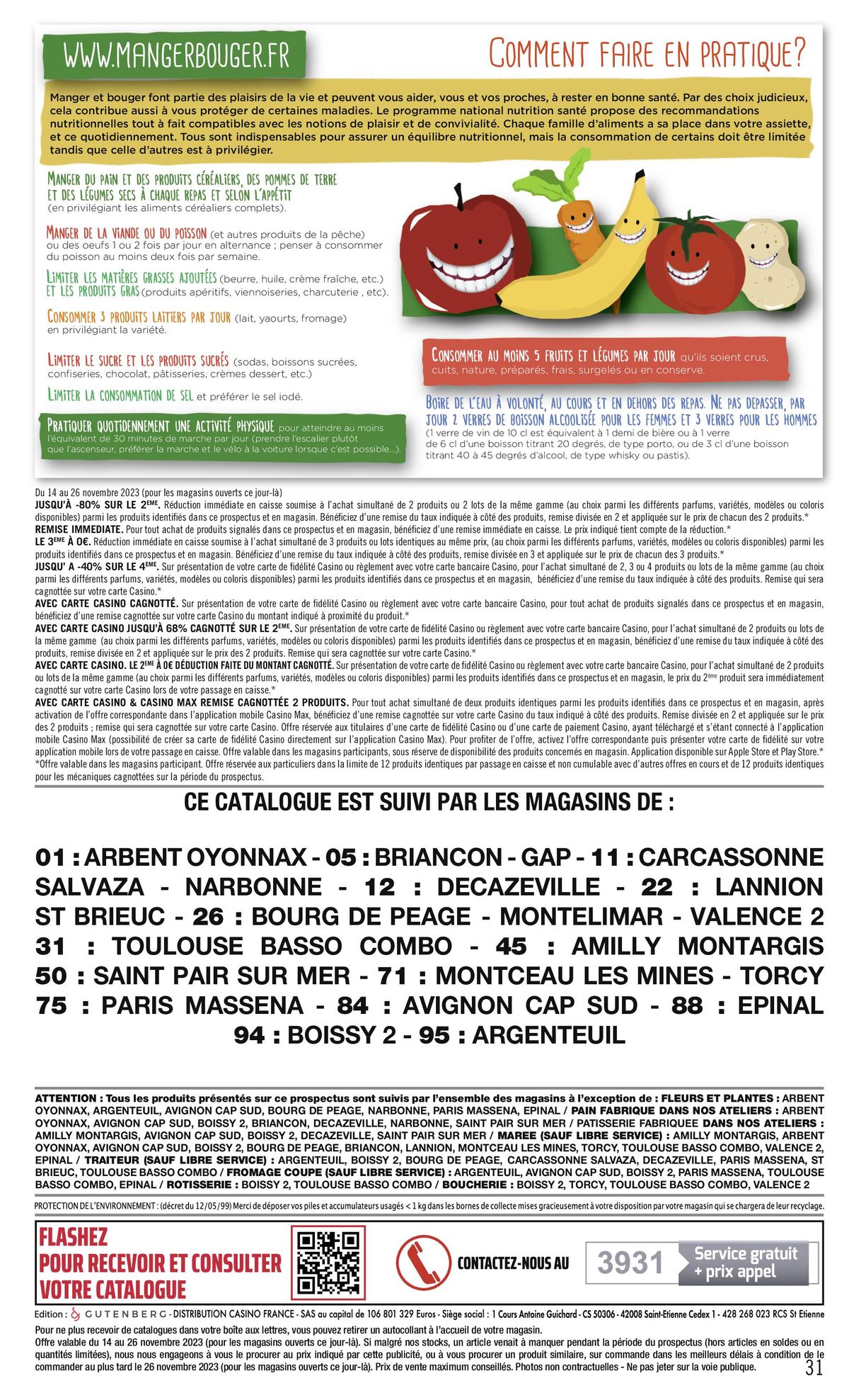 Catalogue Casino supermarché Catalogue, page 00031