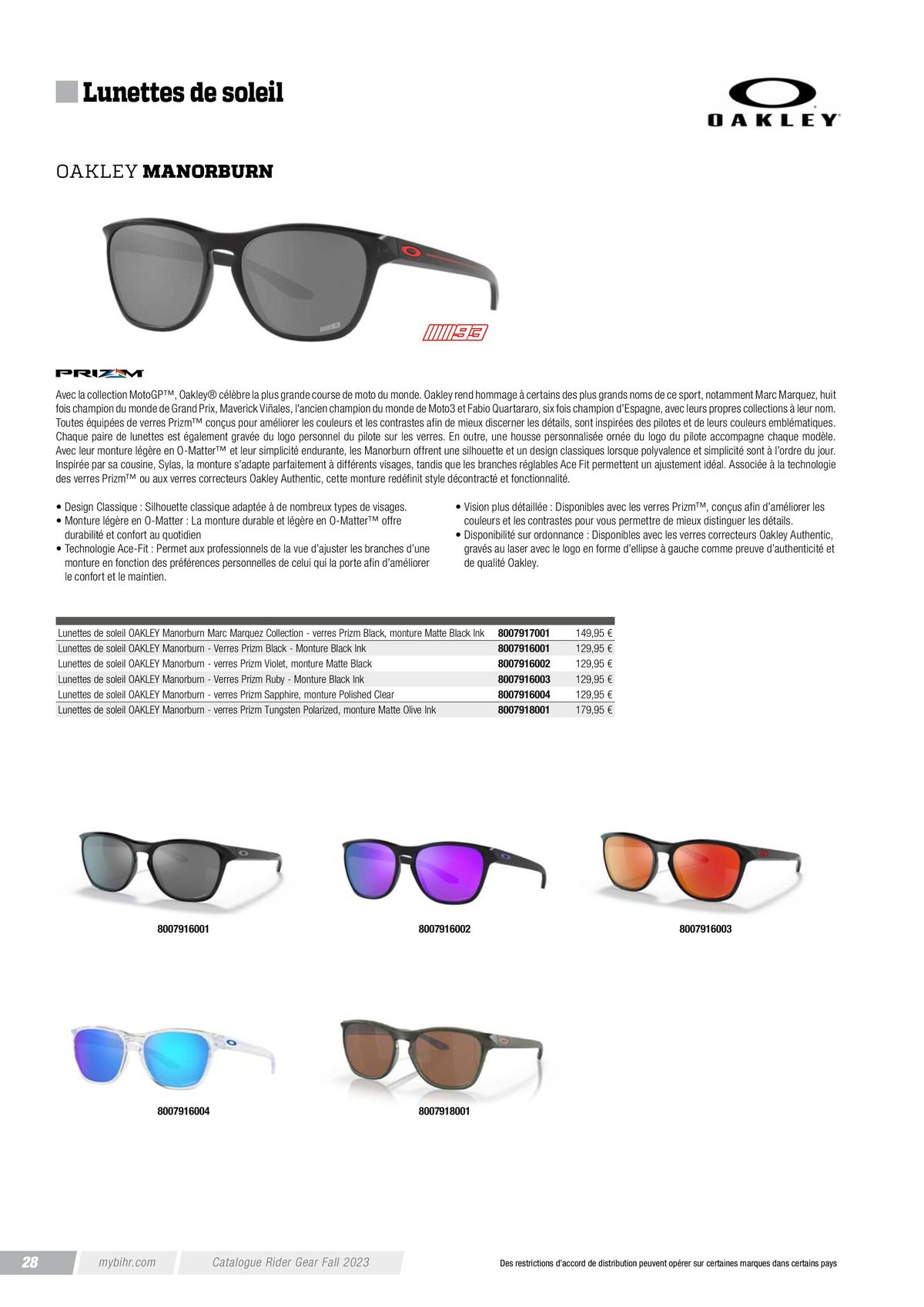 Catalogue OAKLEY Automne 2023, page 00030