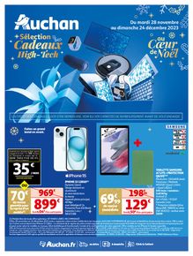 Catalogue Auchan à Antibes | Sélection Cadeaux High-Tech | 28/11/2023 - 24/12/2023