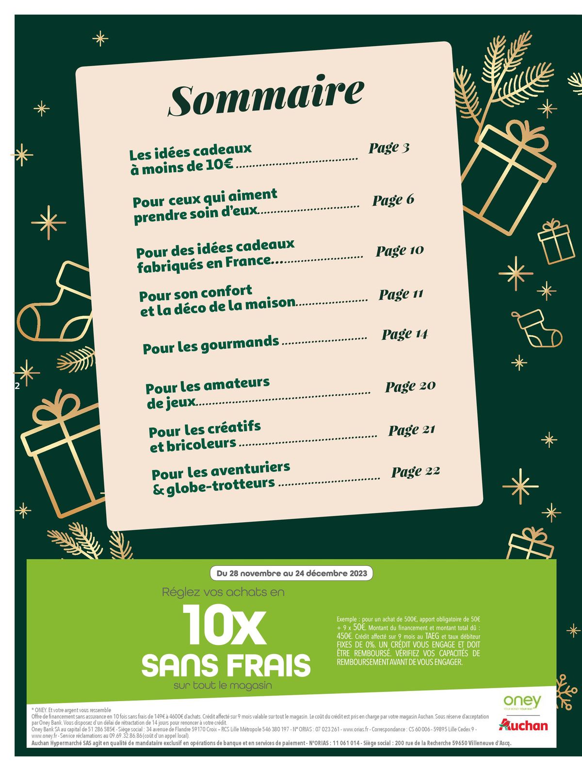 Catalogue Le Guide de cadeaux de Noël, page 00002