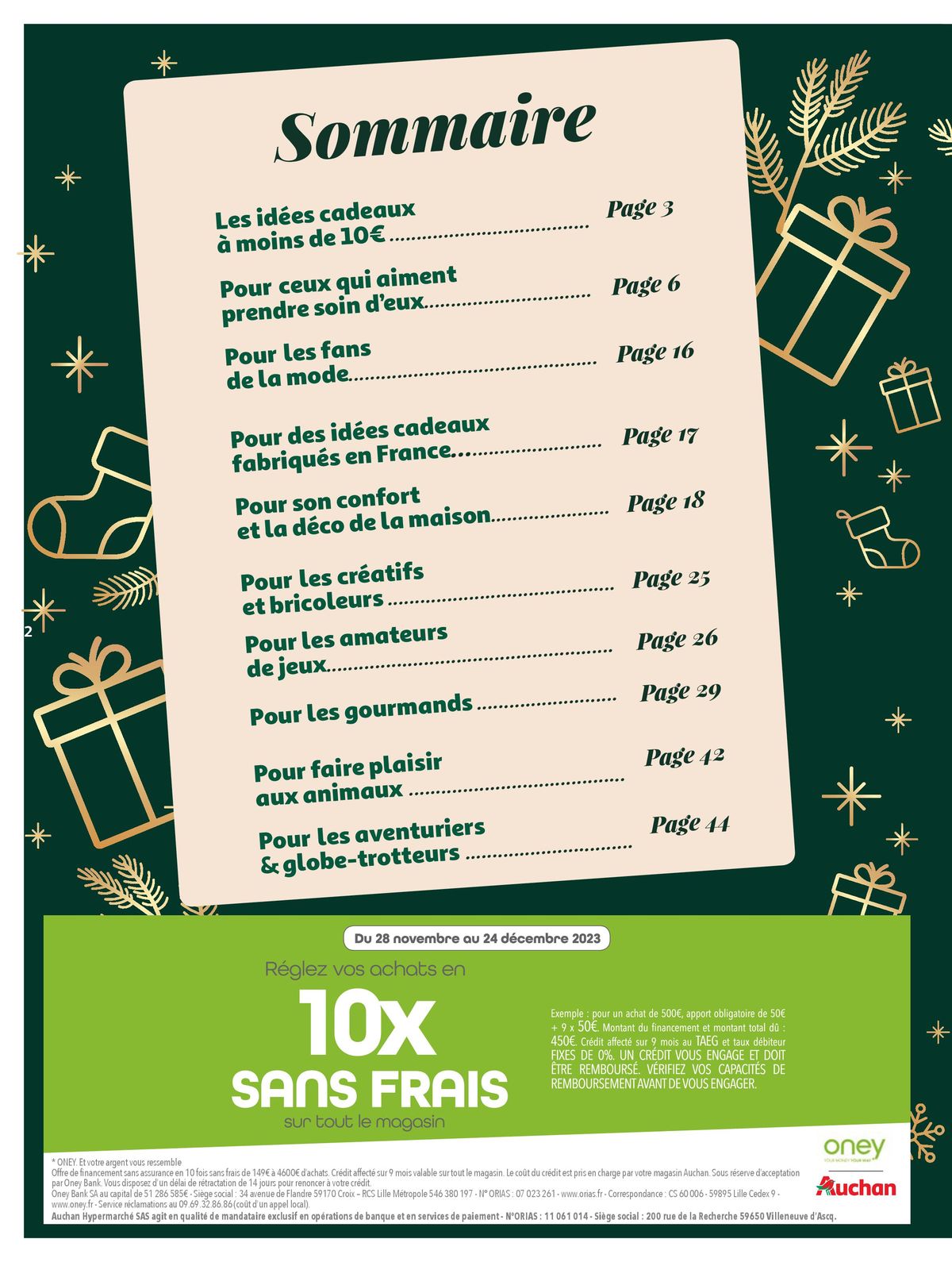 Catalogue Le Guide de cadeaux de Noël, page 00002