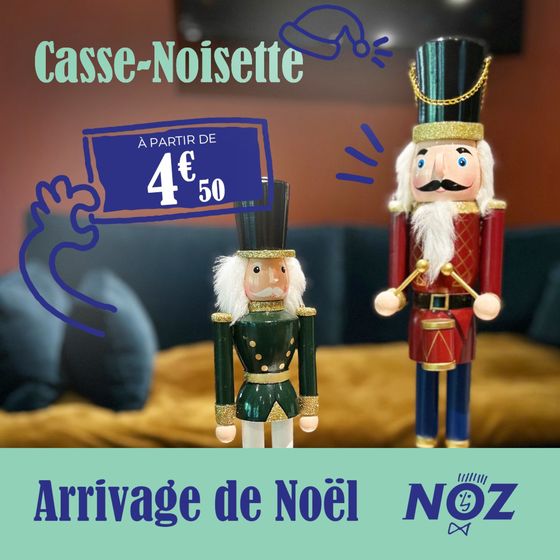 ARRIVAGE Casse-Noisette de Noël !