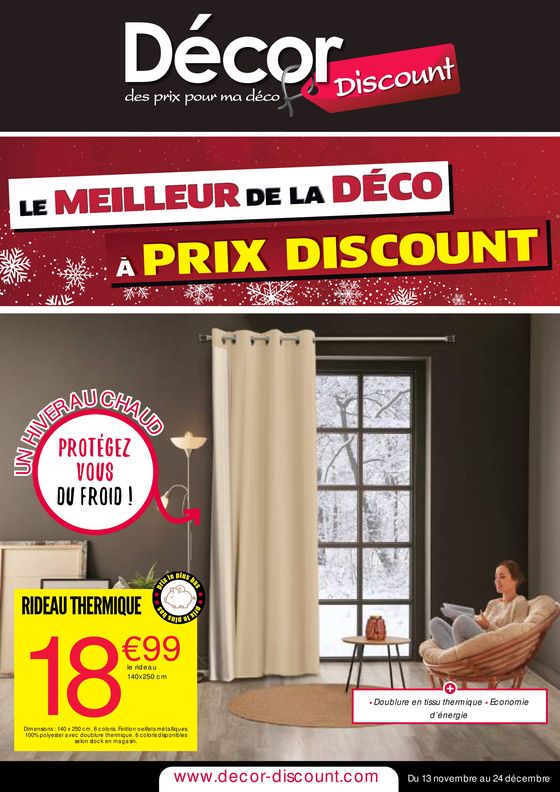 Catalogue Décor Discount à Lyon | Catalogue Décor Discount | 13/11/2023 - 24/12/2023