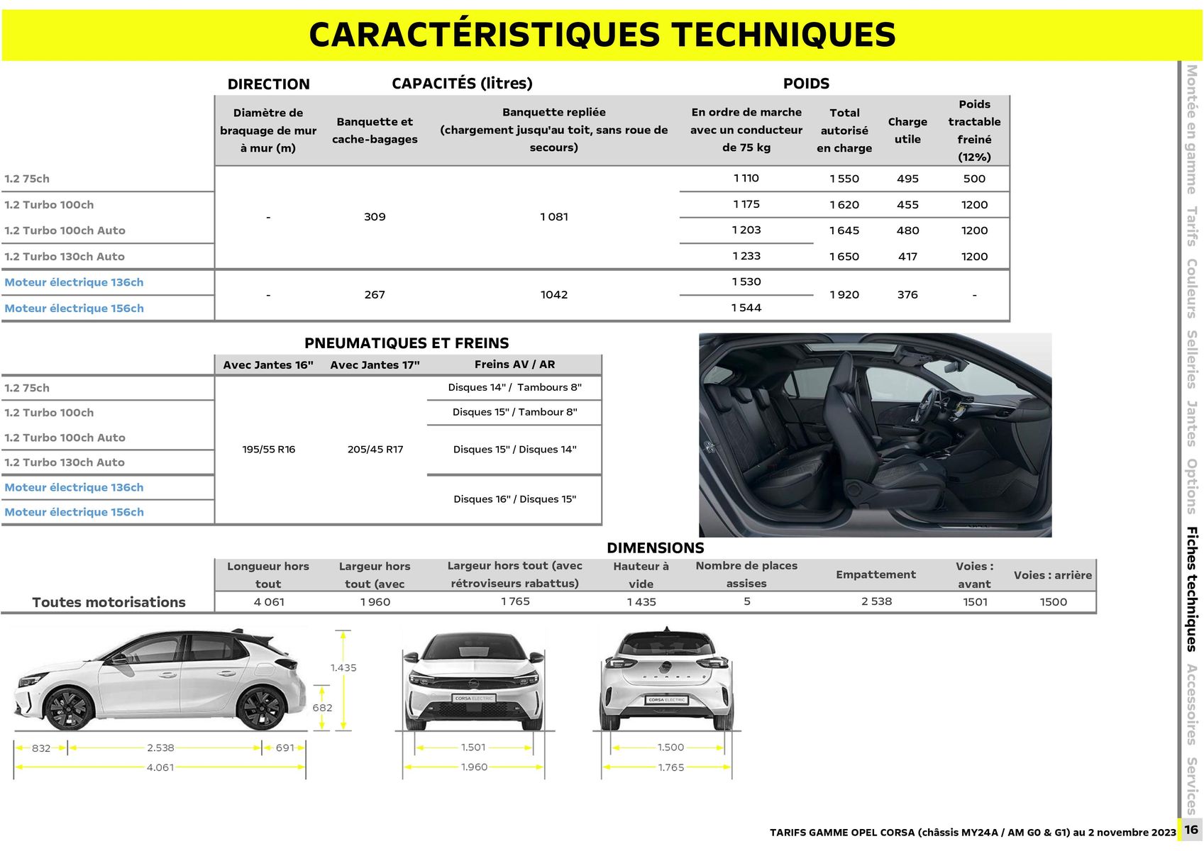 Catalogue Opel Nouvelle Corsa, page 00016