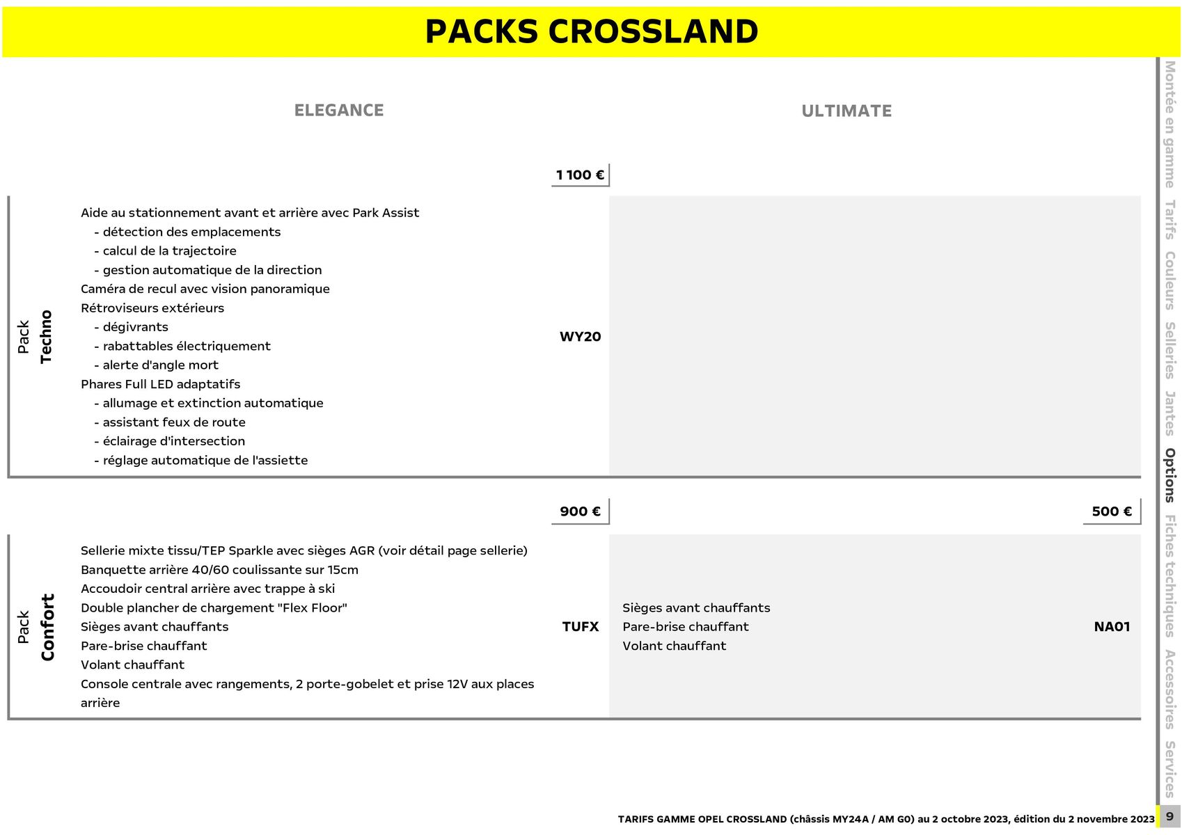 Catalogue Opel Crossland, page 00010