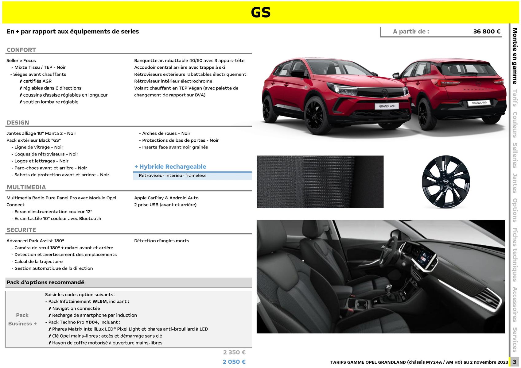 Catalogue Opel Grandland, page 00004