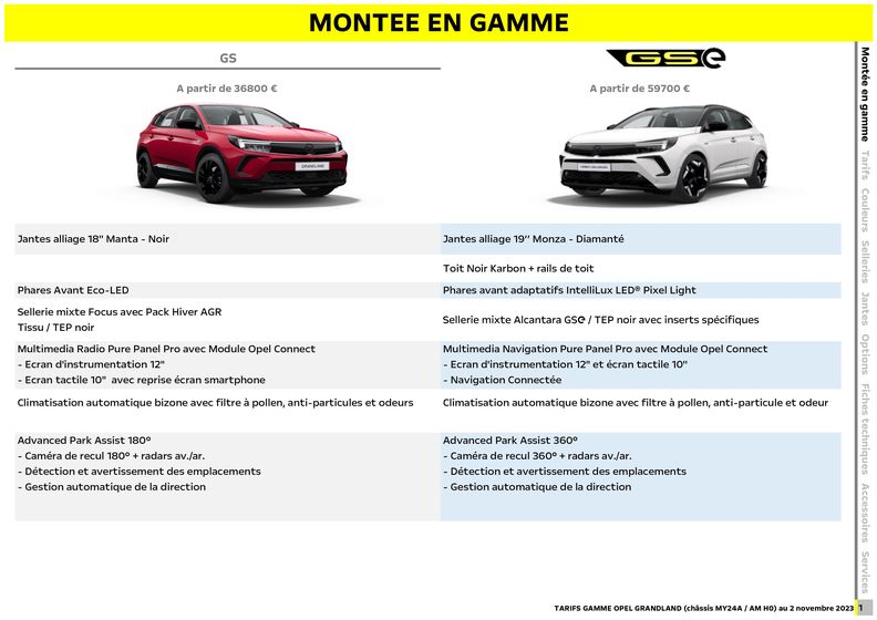 Catalogue Opel à Rouxmesnil-Bouteilles | Opel Grandland2 | 14/11/2023 - 14/11/2024