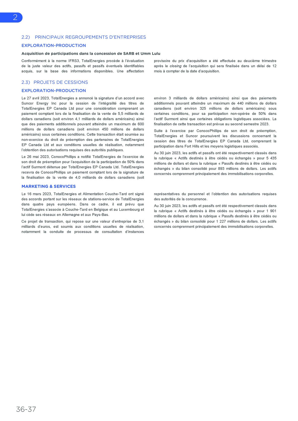 Catalogue Rapport financier, page 00036