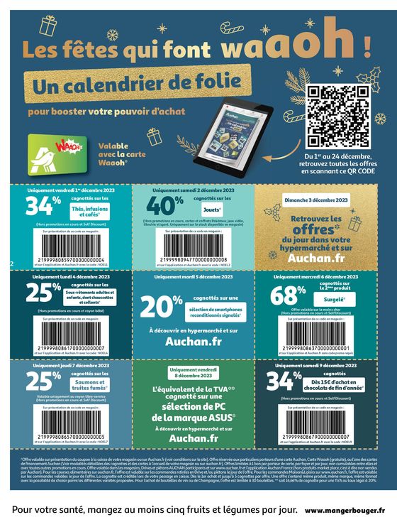 Catalogue Auchan | Cumulez des euros sur votre cagnotte ! | 28/11/2023 - 04/12/2023