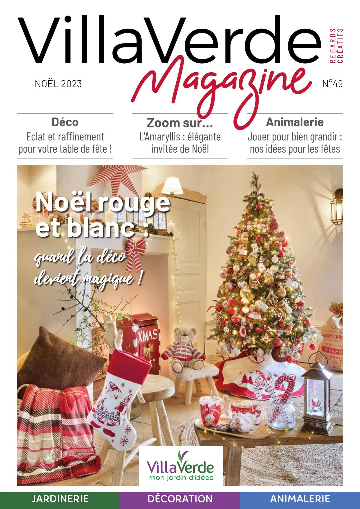 Catalogue Noël rouge et blanc : quand la déco devient magique !, page 00001