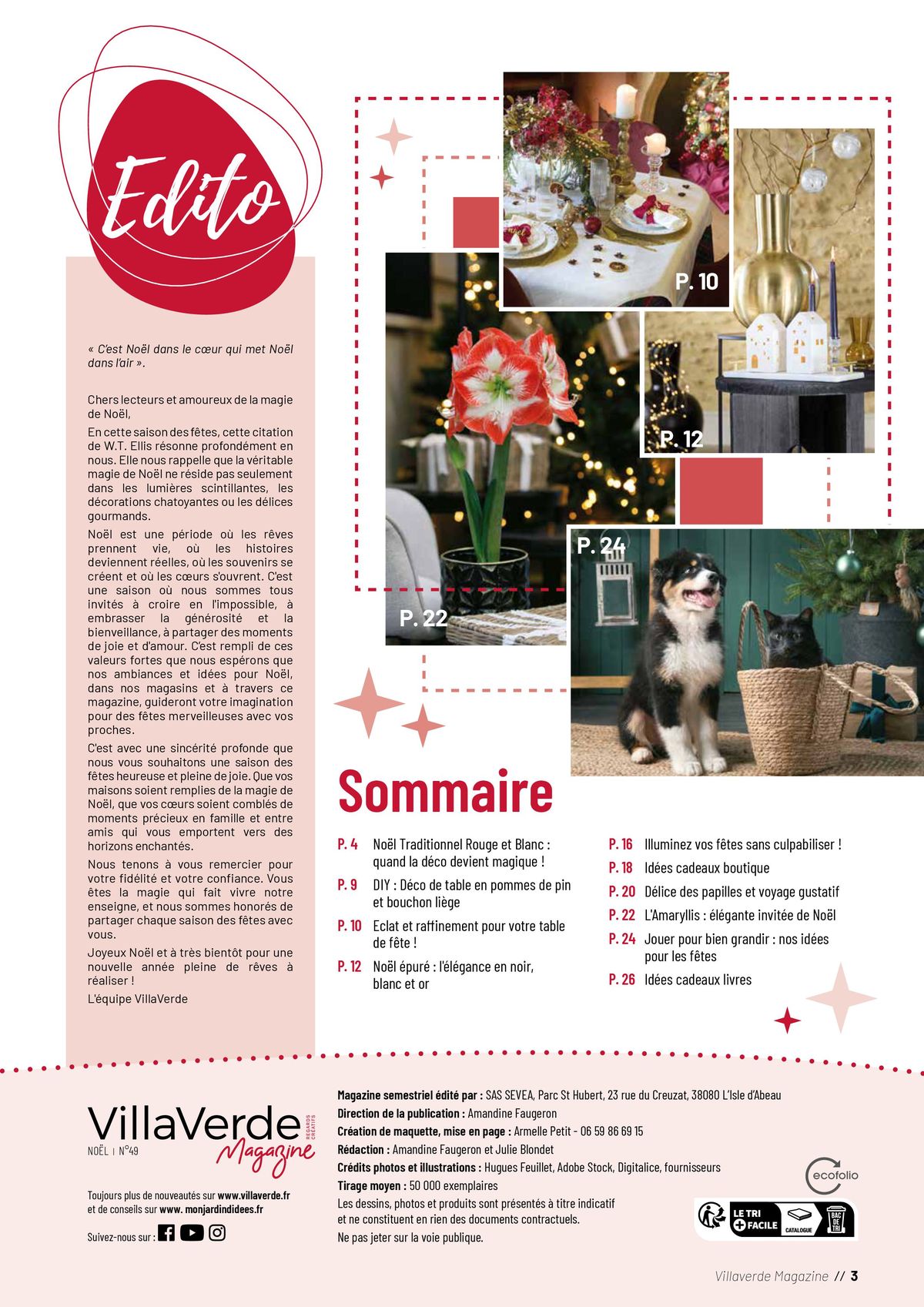 Catalogue Noël rouge et blanc : quand la déco devient magique !, page 00003