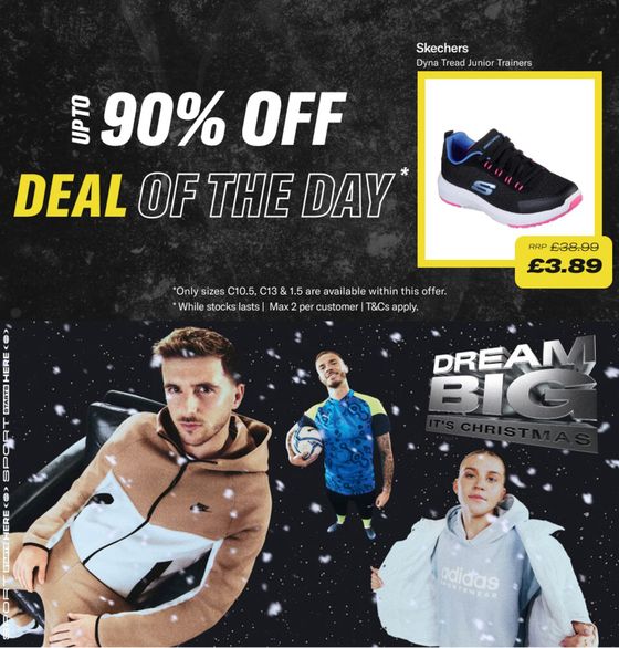Up to 90% off deal of the day