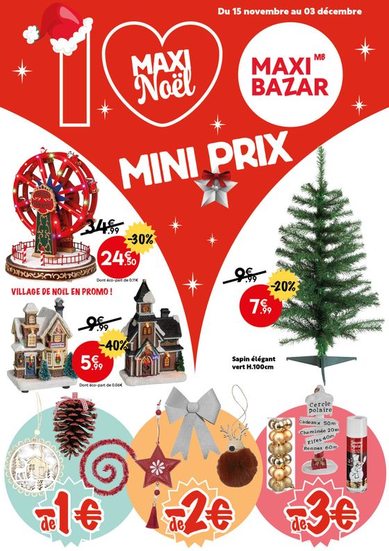 Maxi Noël Mini prix