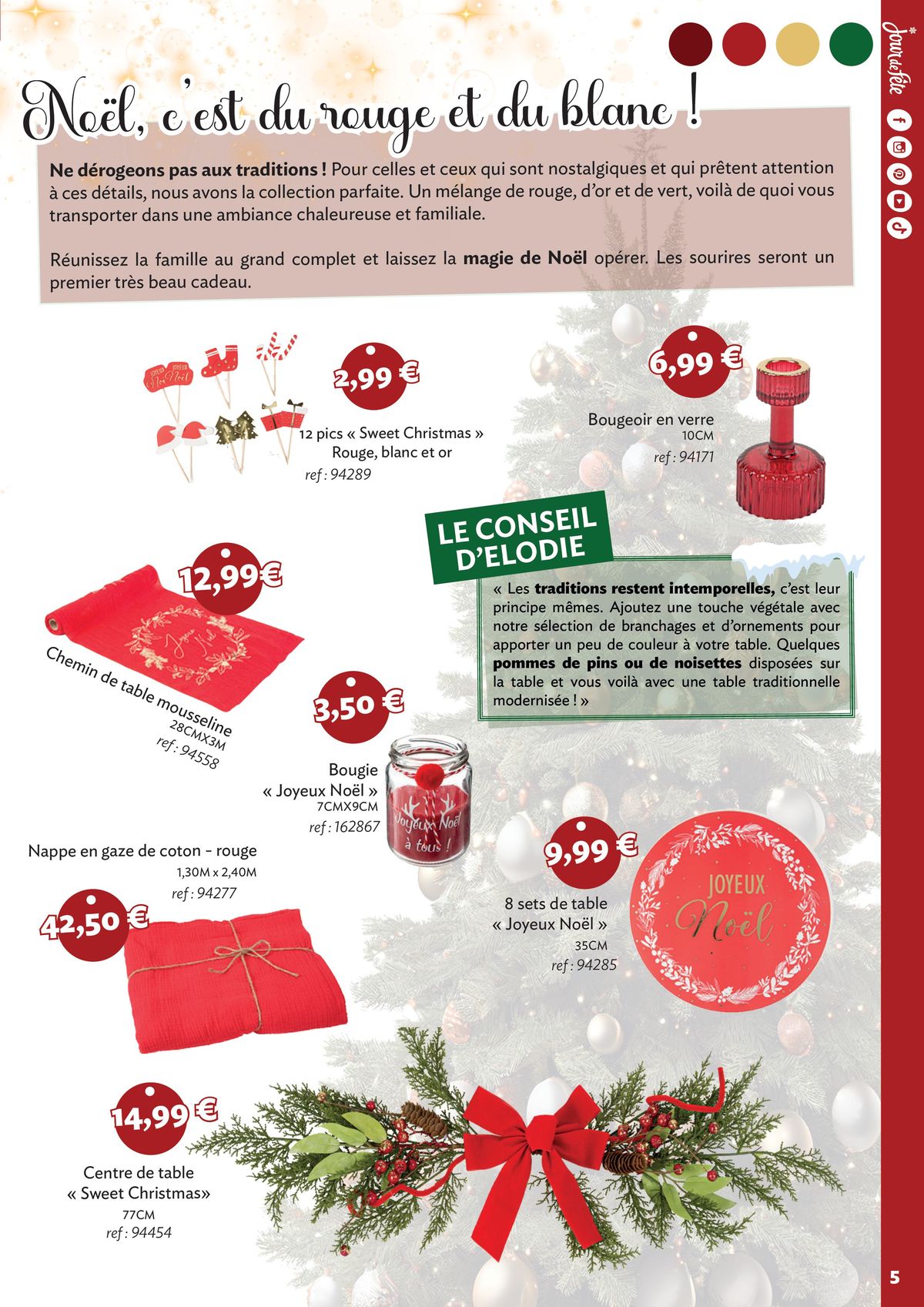 Catalogue JOUR DE FÊTE, page 00005