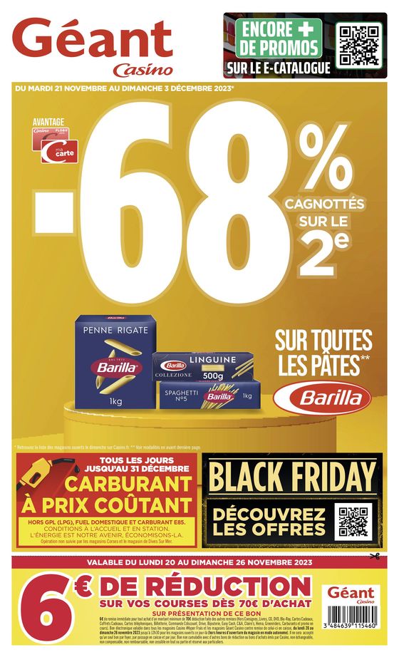 -68 % CAGNOTTÉS SUR LE 2€