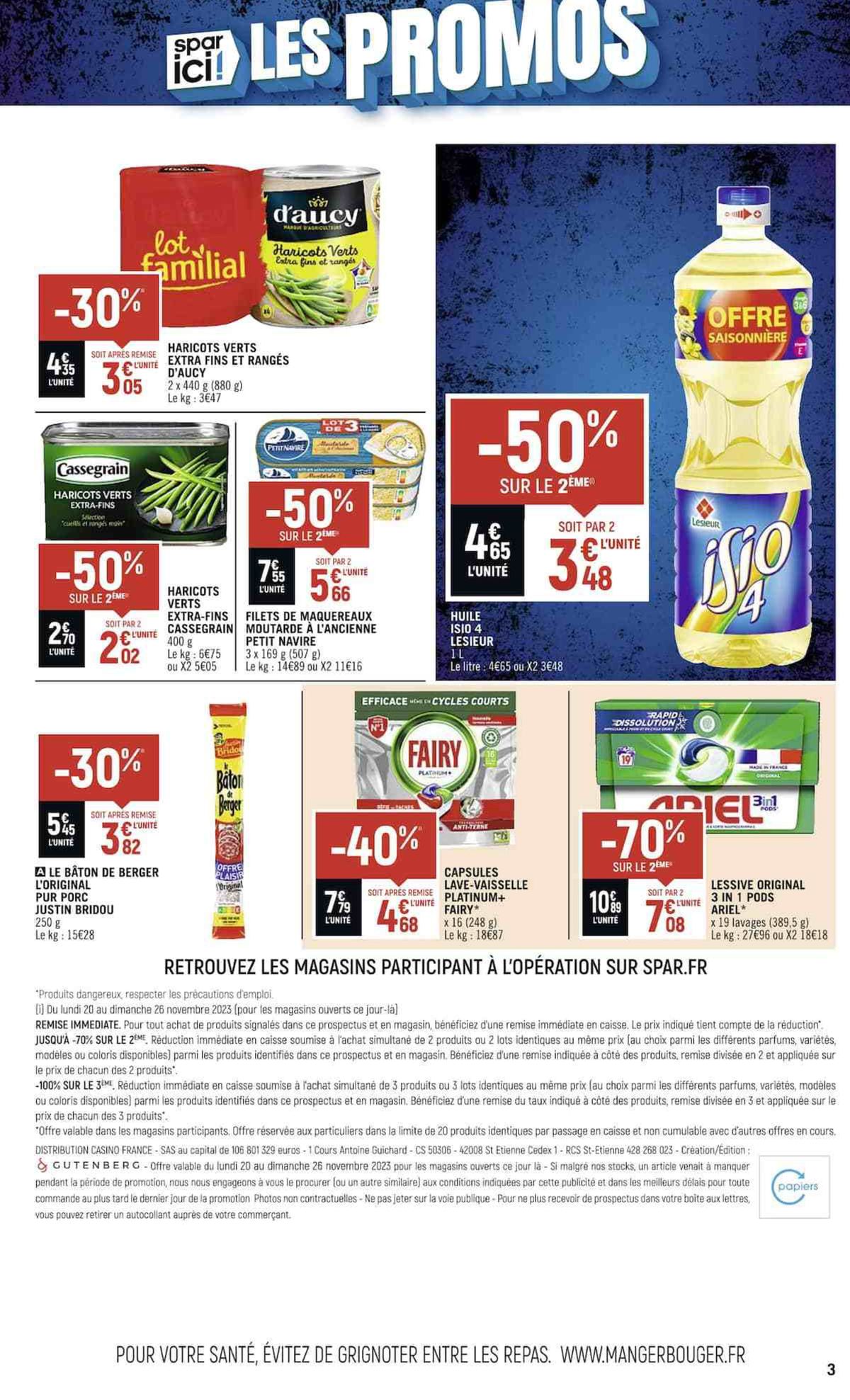 Catalogue SPAR ICI… LES PROMOS !, page 00003