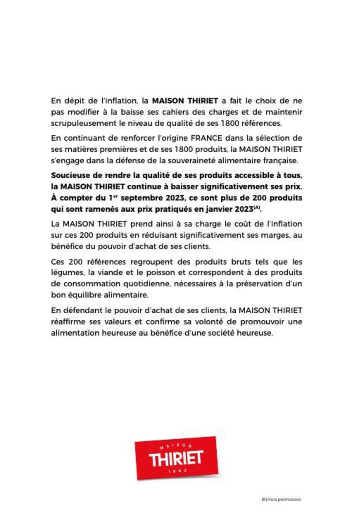 Catalogue Retour au prix avant inflation, page 00017