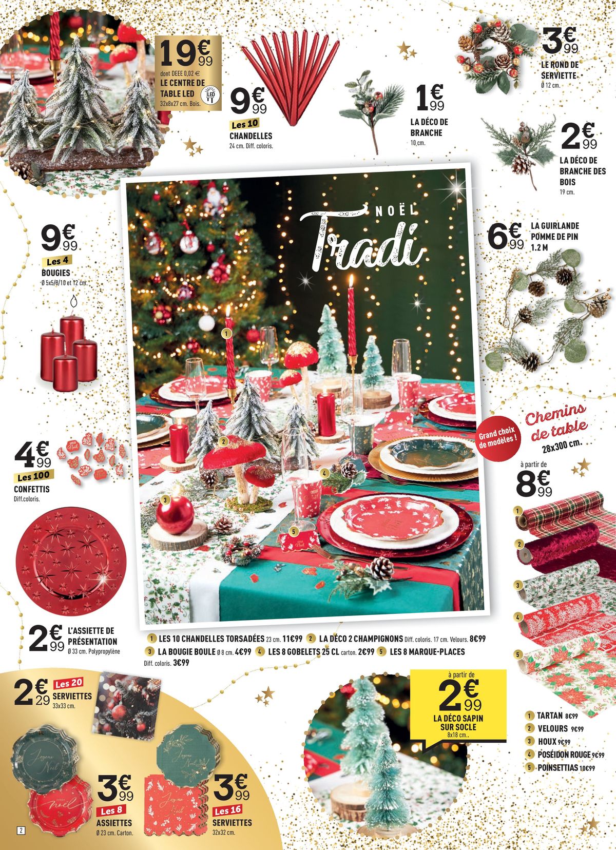 Catalogue Vos plus belles tables de Noël, page 00002